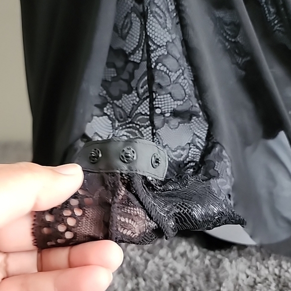 NWT One Piece Lace Lingerie Teddy Babydoll Bodycon Sexy Costumes Black Sheer 18W - Picture 6 of 9